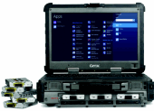 El X500 robusto de Getac combina la capacidad de un laptop y un servidor.